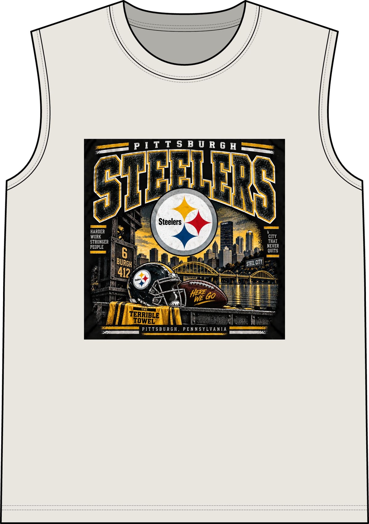 Pittsburgh Steelers Steel City Pride - Classic Tank