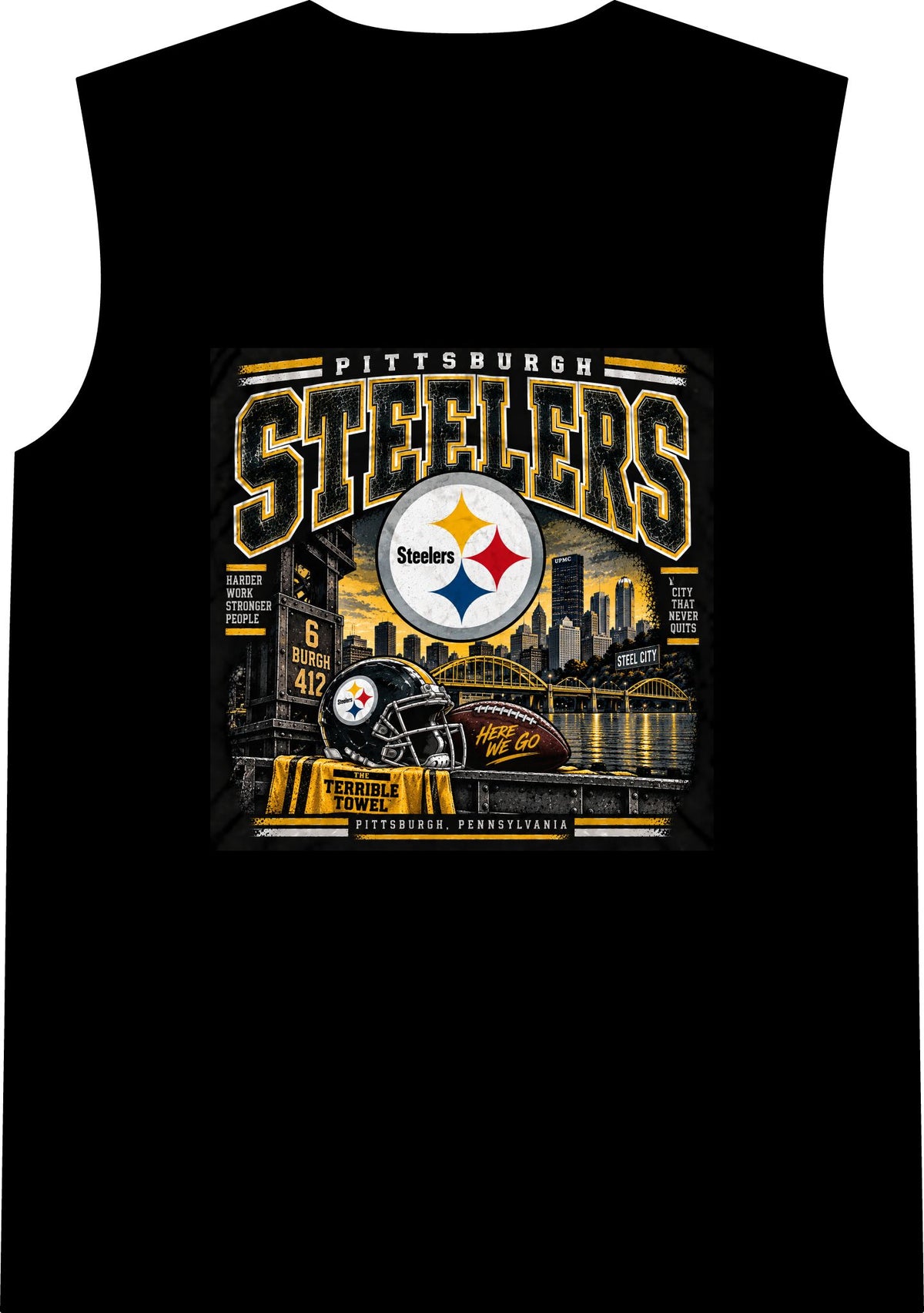 Pittsburgh Steelers Steel City Pride - Classic Tank