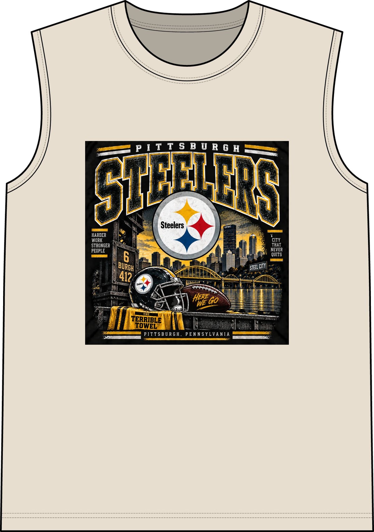 Pittsburgh Steelers Steel City Pride - Classic Tank