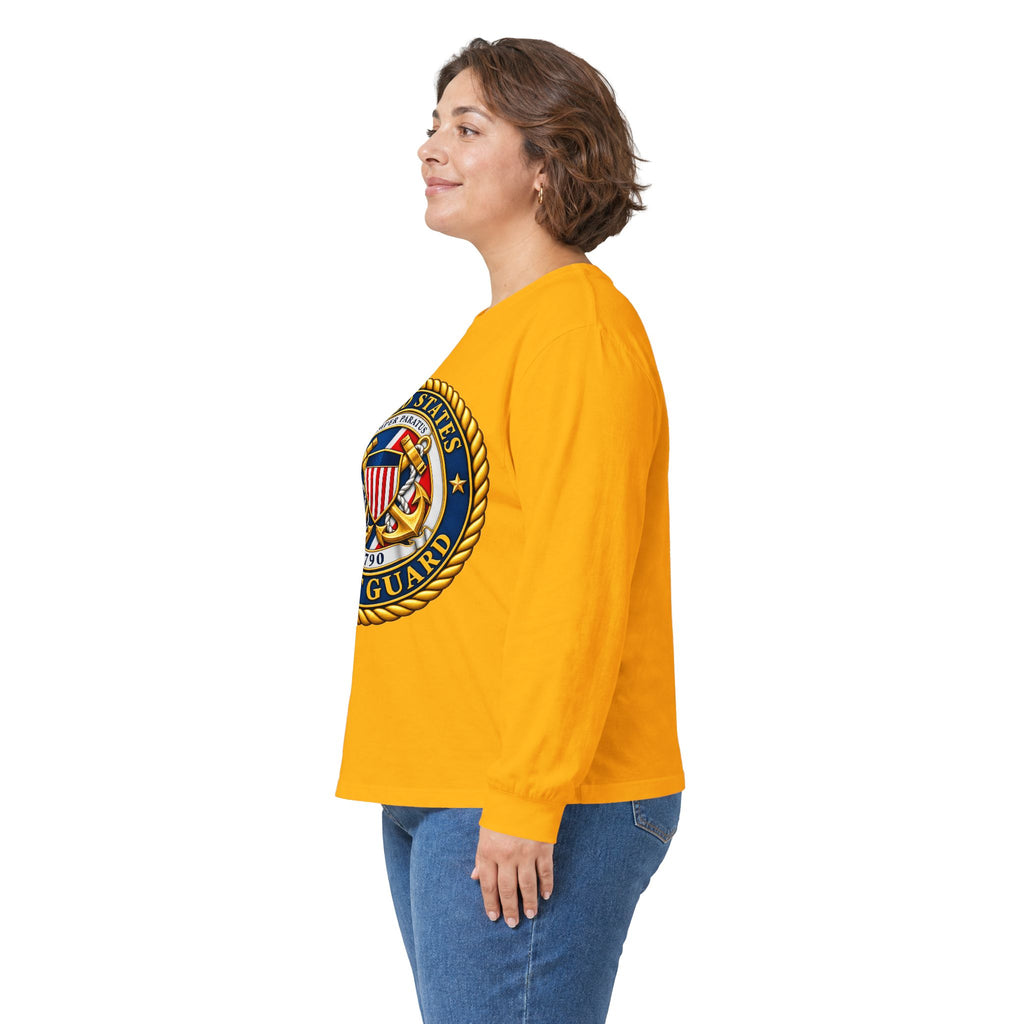 U.S. Coast Guard Emblem - Unisex Ultra Cotton Long Sleeve Tee