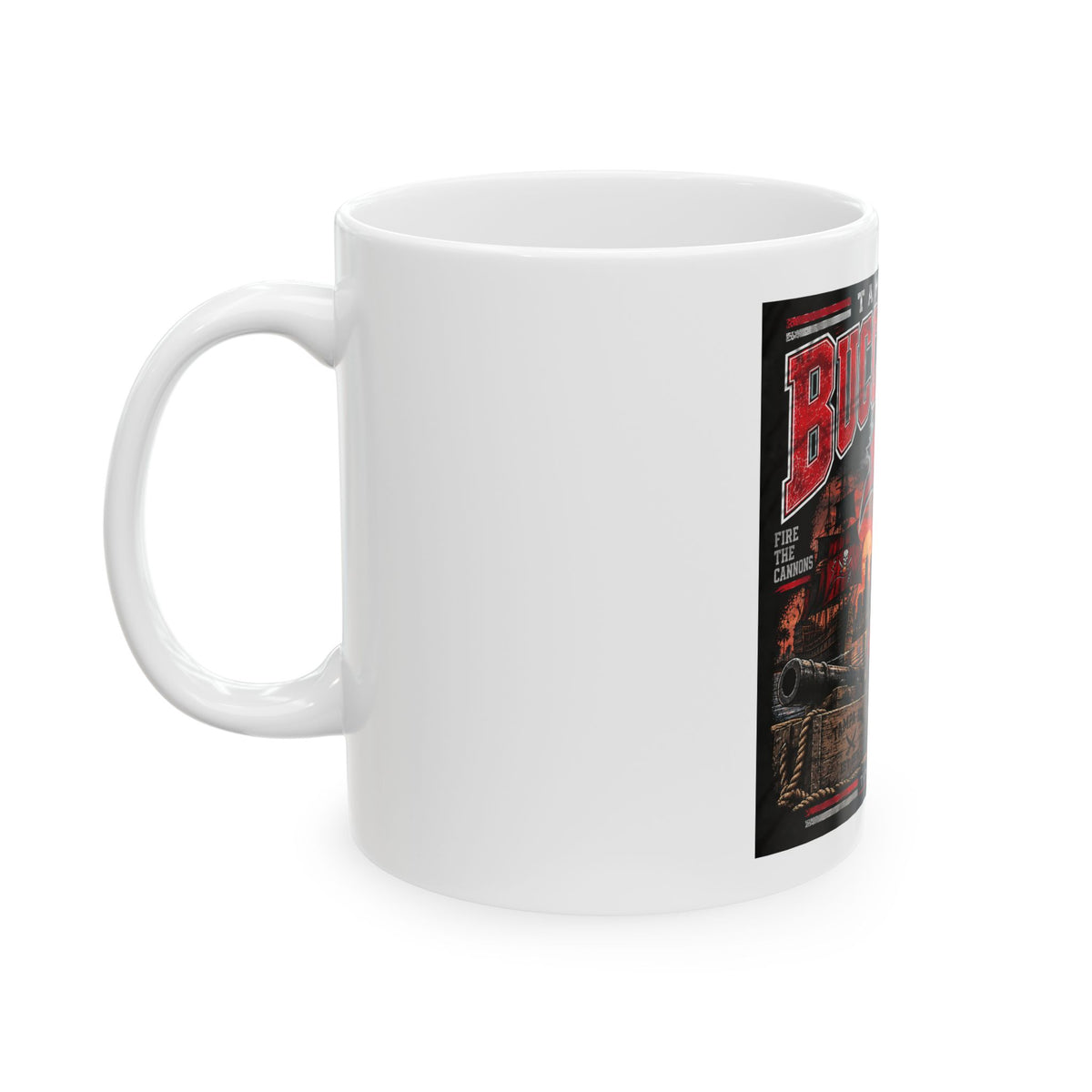 Tampa Bay Buccaneers Pirate Heritage - Ceramic Mug 11oz and 15oz