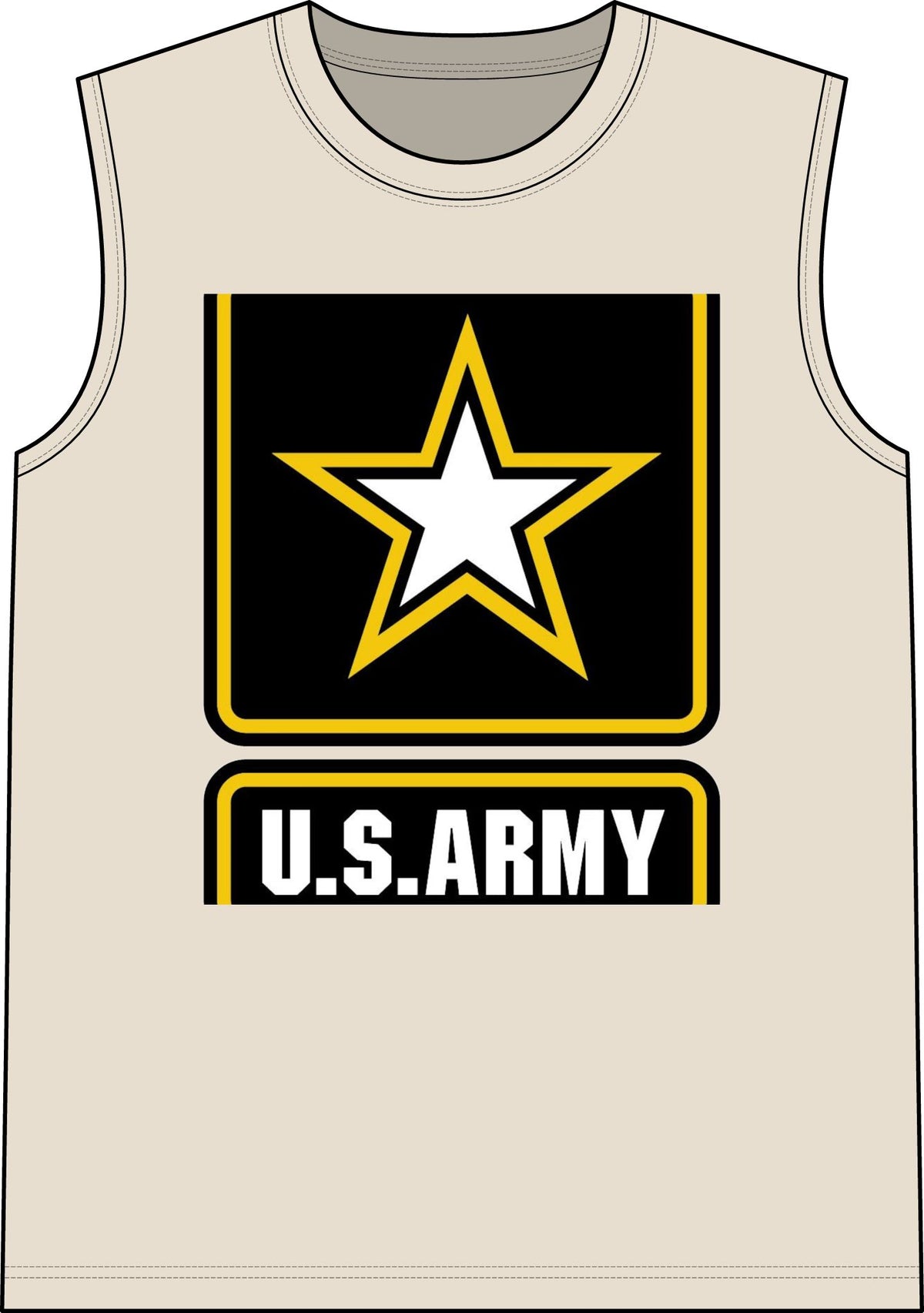 Army Strong Star - Classic Tank