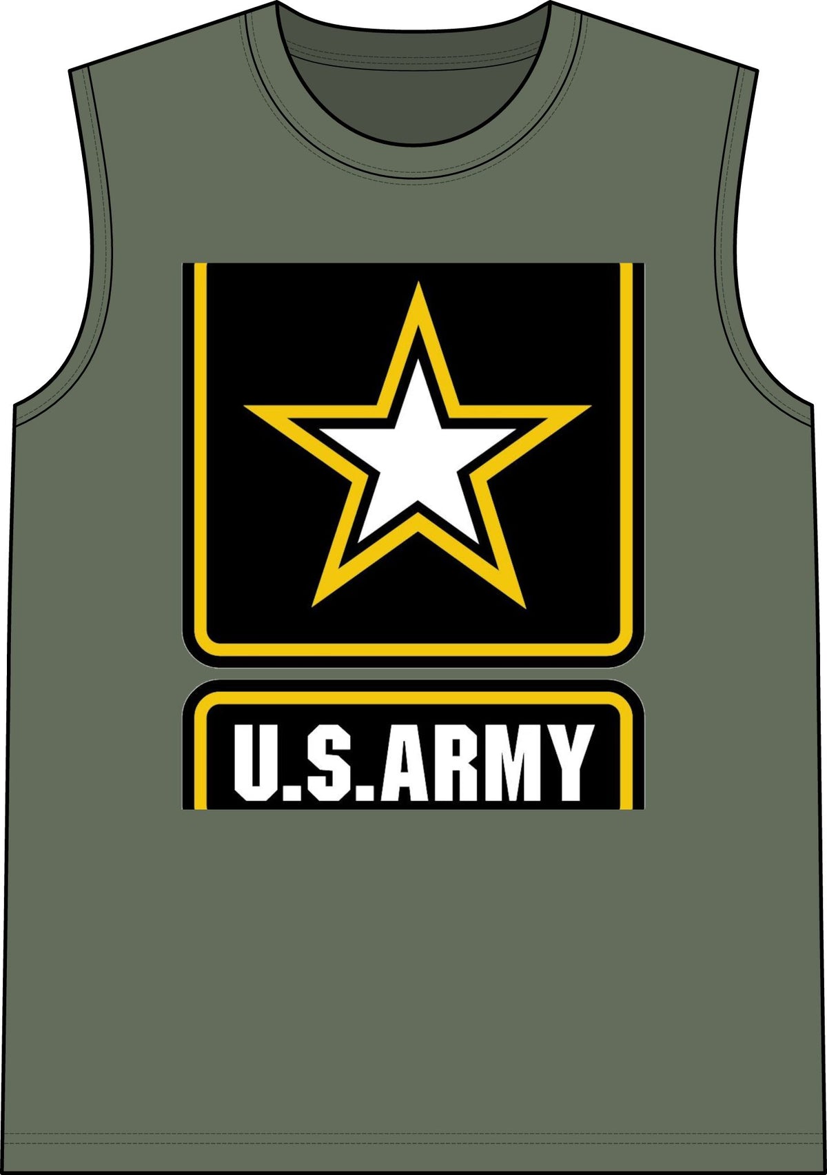 Army Strong Star - Classic Tank