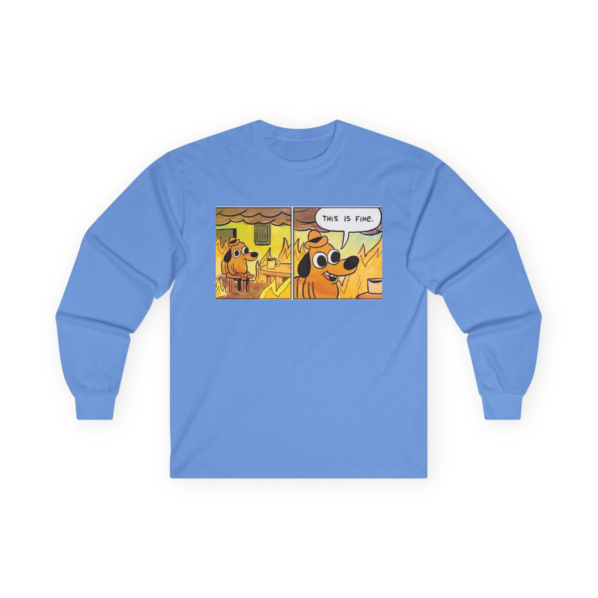 This Is Fine - Unisex Ultra Cotton Long Sleeve Tee