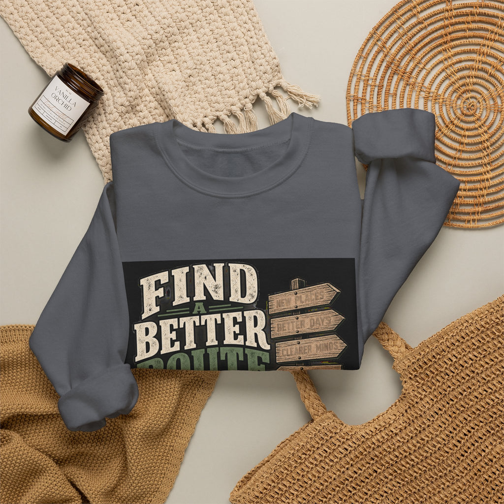 Find A Better Route - Crewneck Sweatshirt