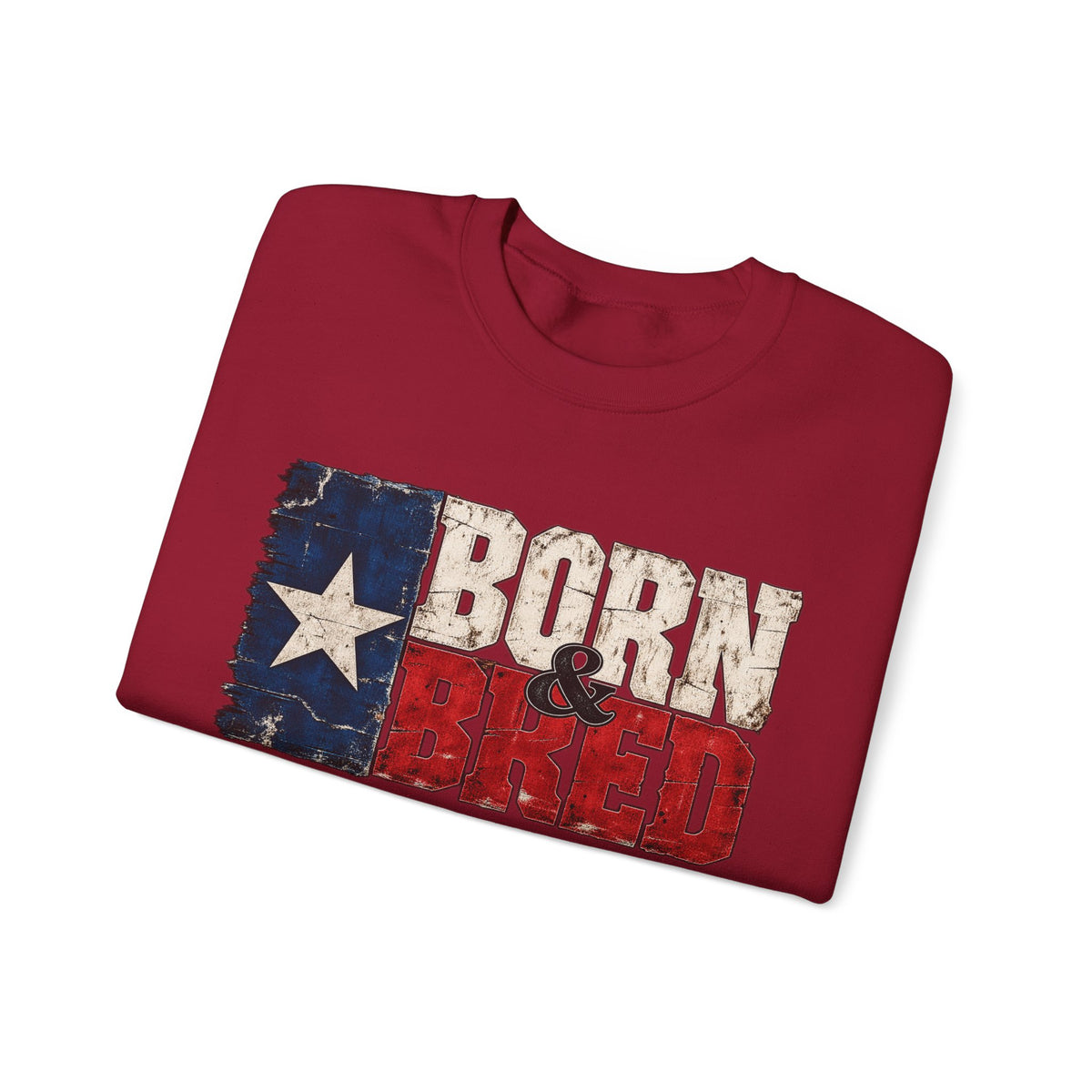 Texas Born and Bred - Crewneck Sweatshirt