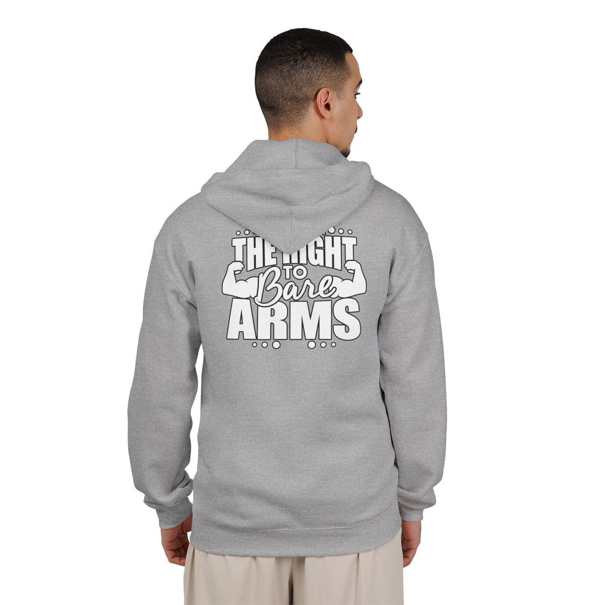 I Support the Right to Bare Arms - Full-Zip Hooded Sweatshirt