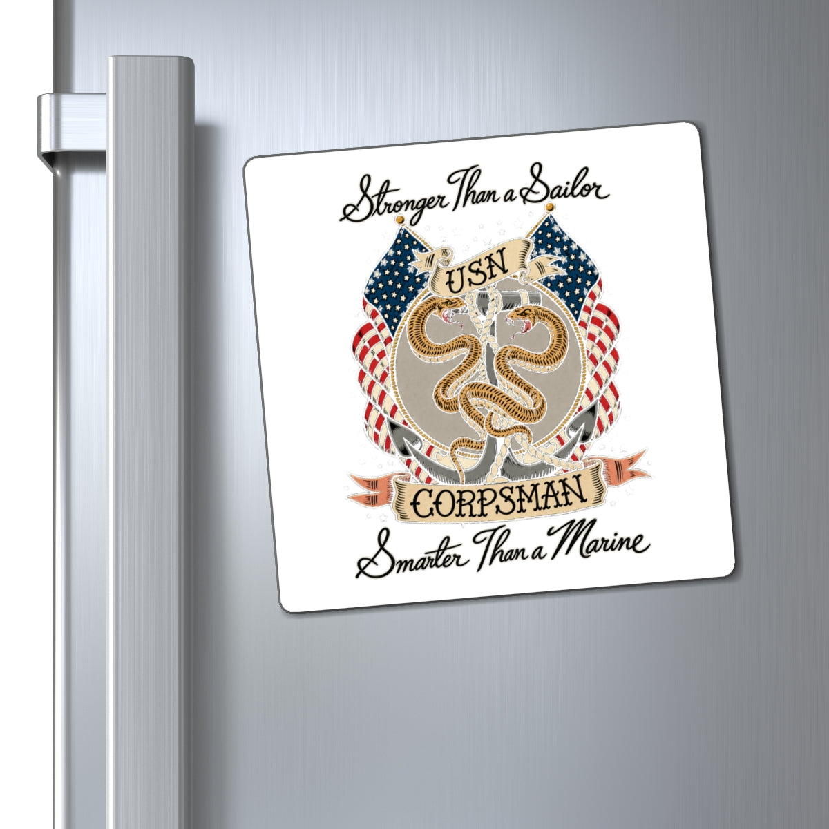 Corpsman Pride Crest - Magnet