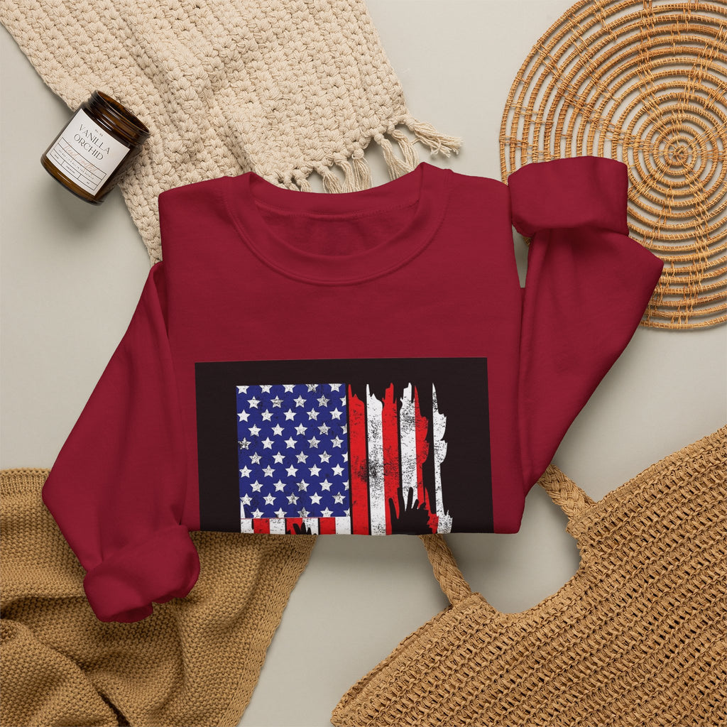Old Glory Eagle - Crewneck Sweatshirt