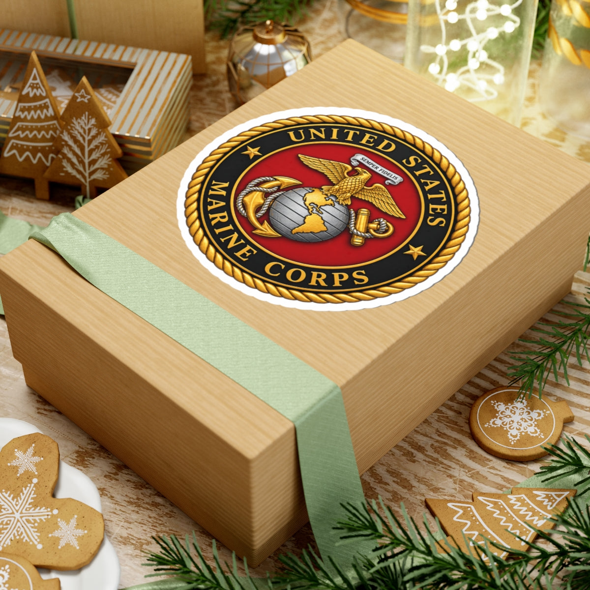 U.S. Marine Corps Emblem - Kiss-Cut Sticker