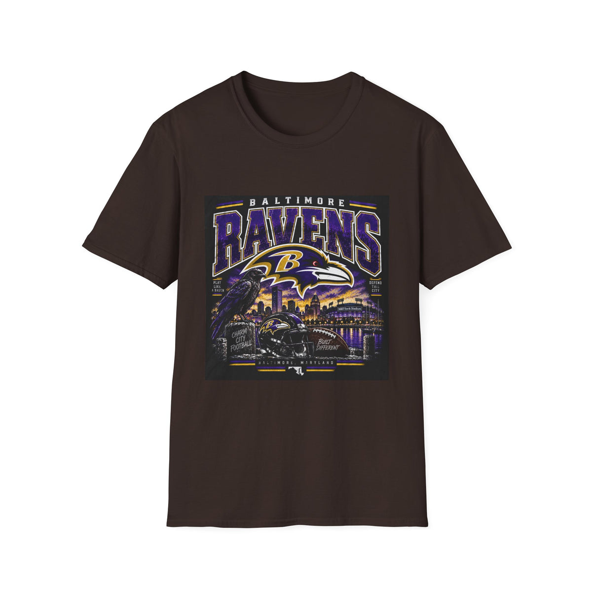 Baltimore Ravens Skyline Tee - Classic Tee