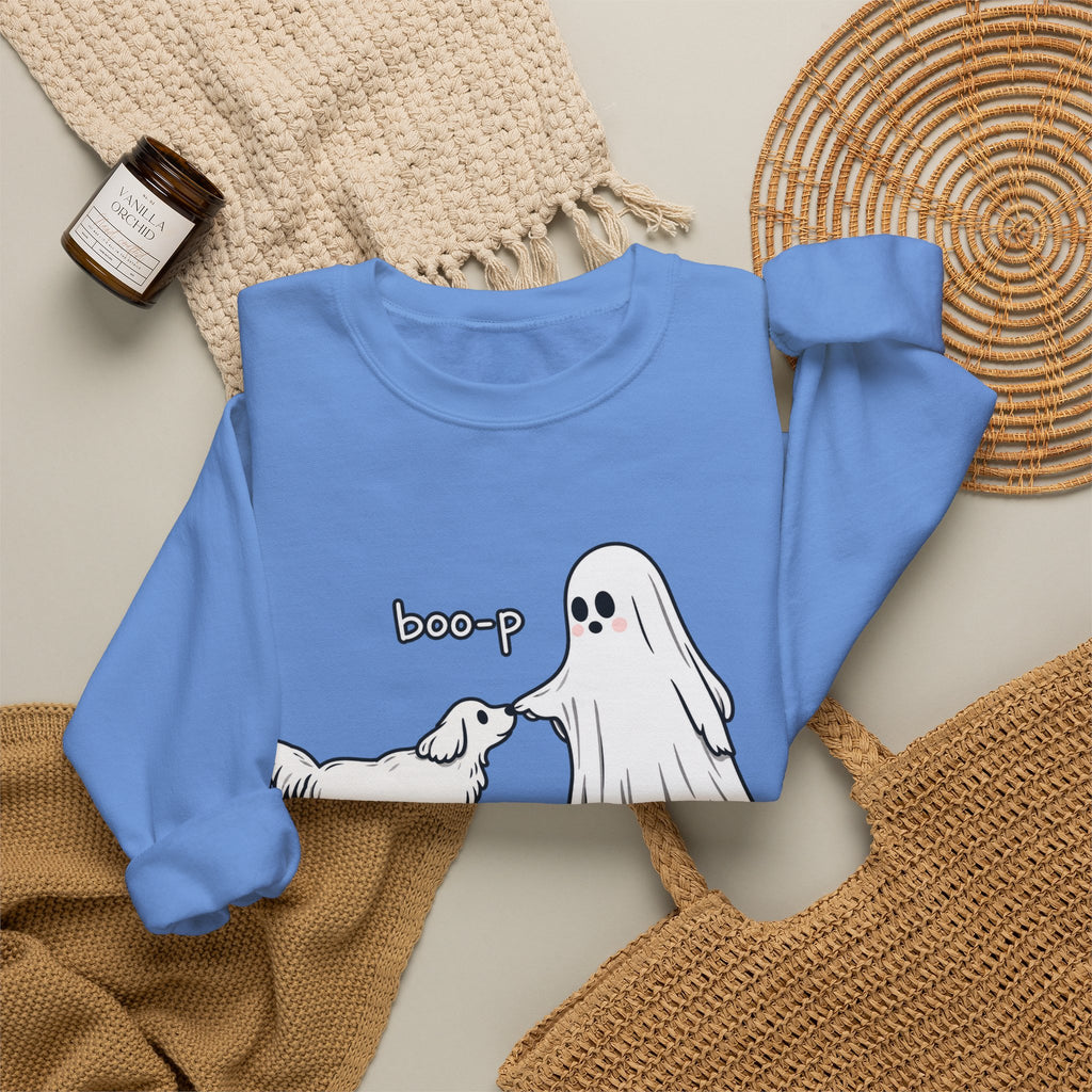 Boo-p Ghost and Dog - Crewneck Sweatshirt