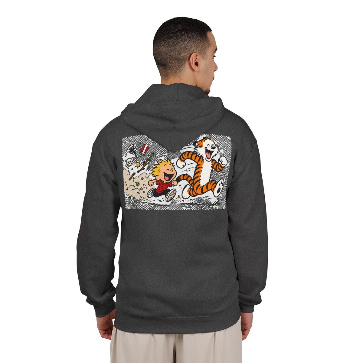 Calvin and Hobbes Adventure - Full-Zip Hooded Sweatshirt
