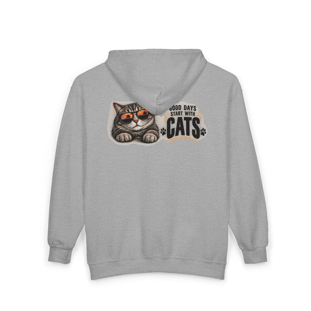 Cat Lover - Full-Zip Hooded Sweatshirt