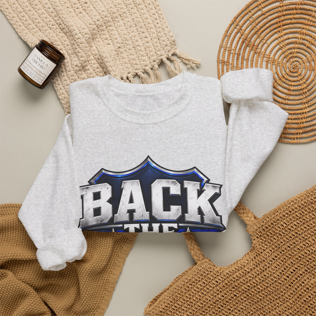 Back the Blue Shield - Crewneck Sweatshirt