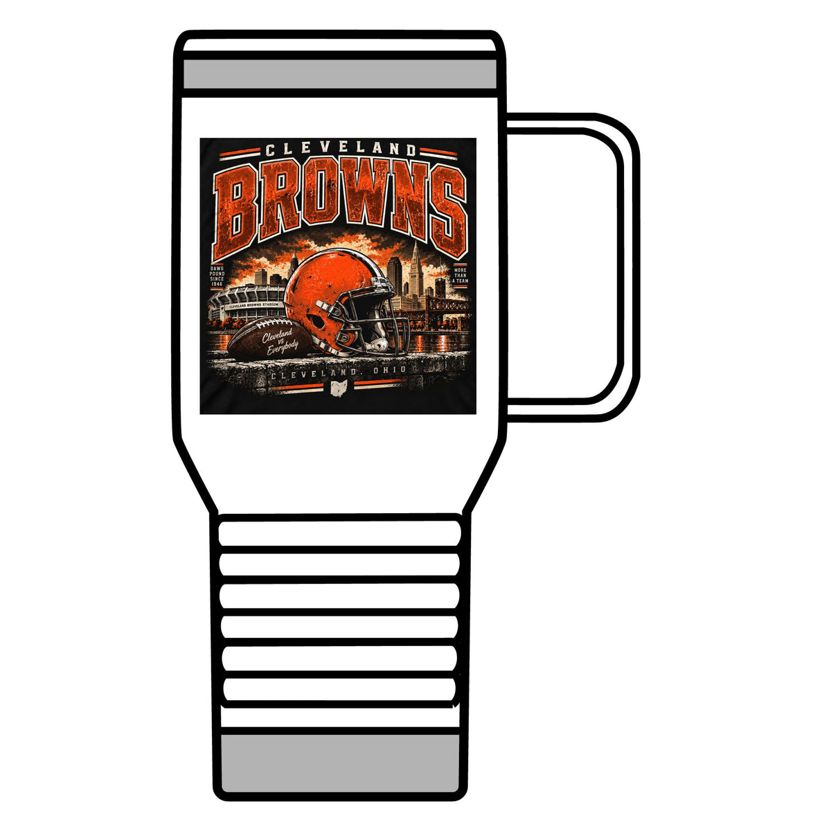Cleveland Browns Skyline - 20oz Insulated Mug