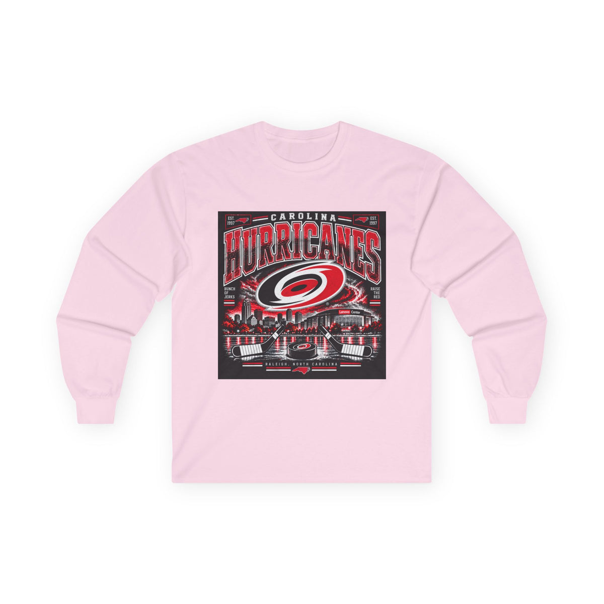 Carolina Hurricanes Skyline - Unisex Ultra Cotton Long Sleeve Tee