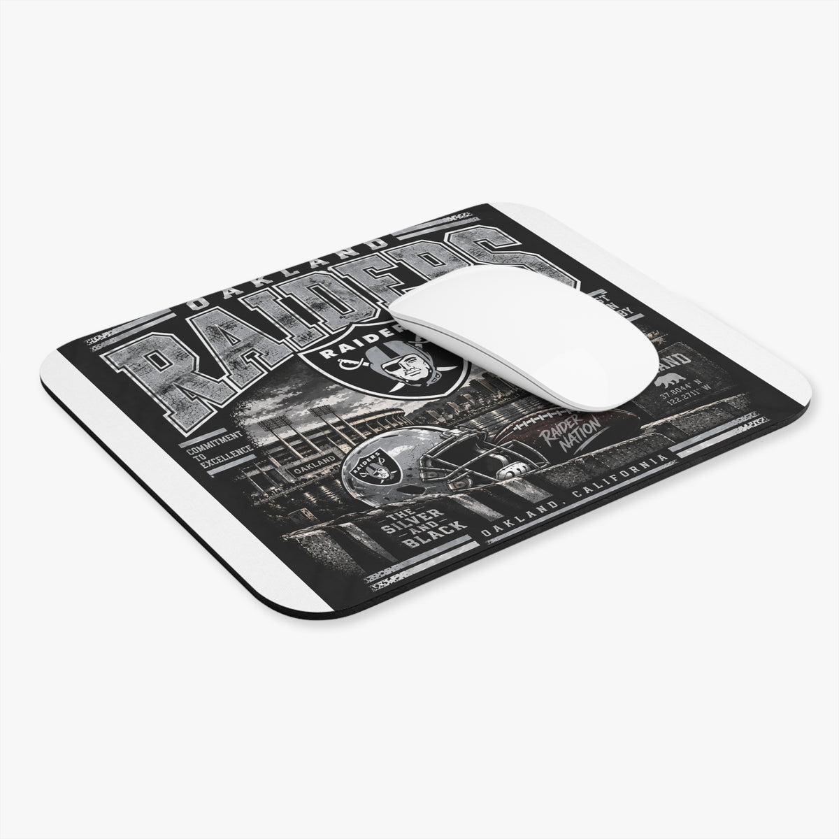 Oakland Raiders Black Heritage - Mouse Pad