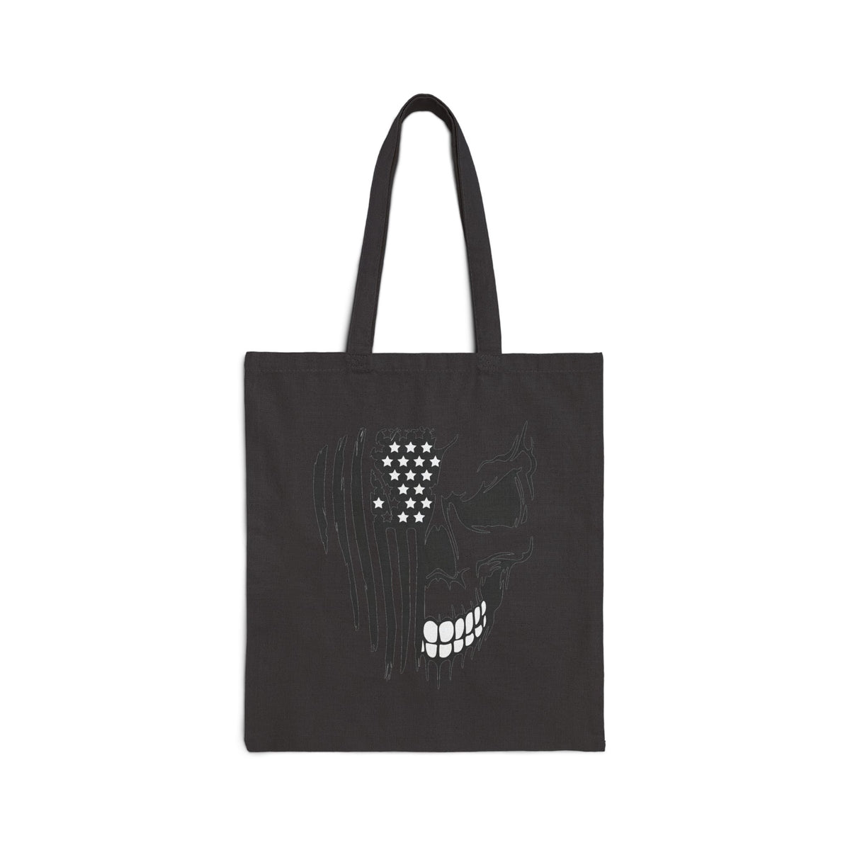 Stars, Stripes & Skulls - Canvas Tote