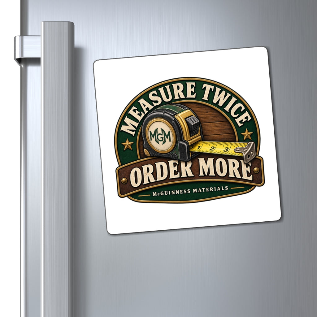 Measure Twice, Order More - Magnet