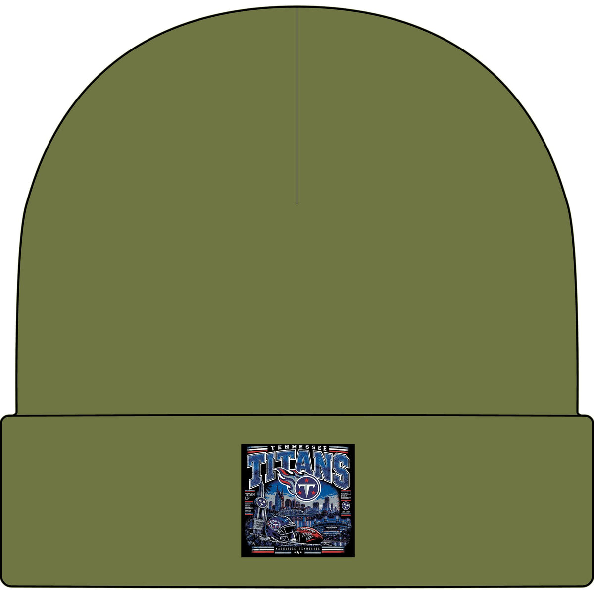 Tennessee Titans Nashville Pride - AS Colour 1107 Cuff Beanie