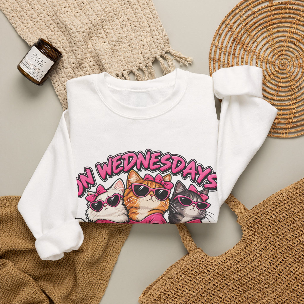 On Wednesdays We Wear Pink - Crewneck Sweatshirt