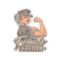 Female Veteran Pride - Kiss-Cut Sticker