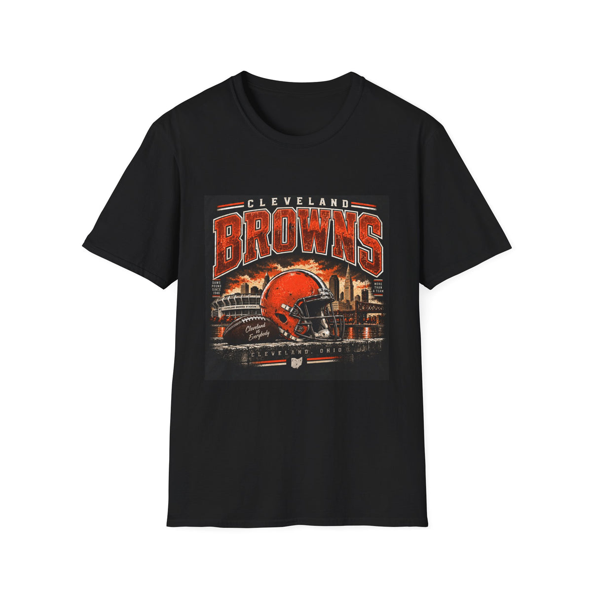 Cleveland Browns Skyline - Classic Tee