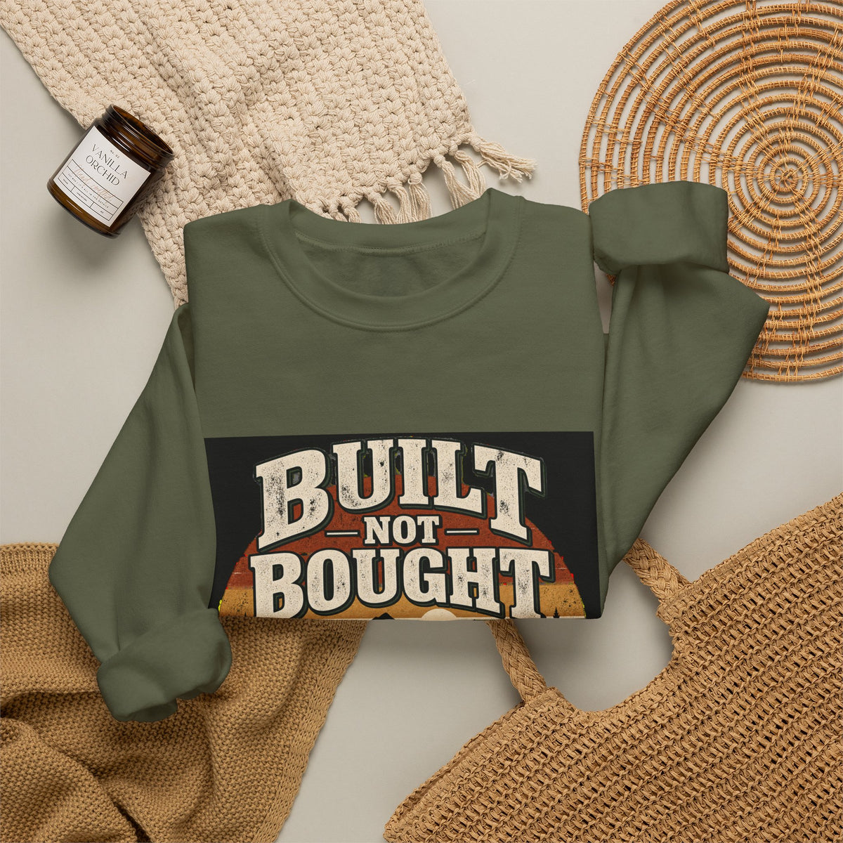 Built Not Bought - Crewneck Sweatshirt