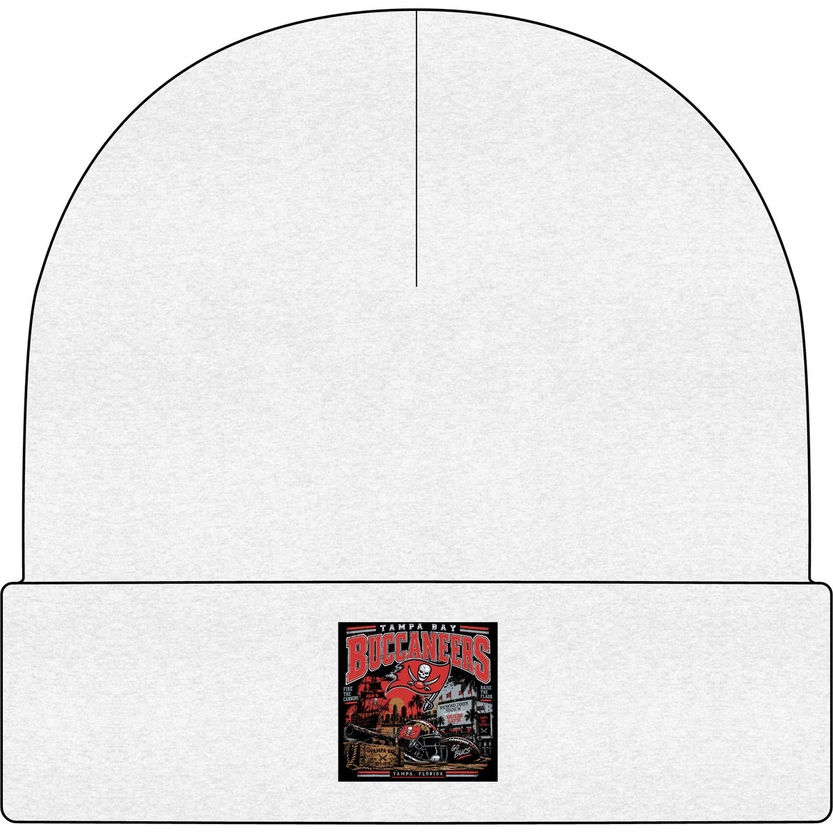 Tampa Bay Buccaneers Pirate Heritage - AS Colour 1107 Cuff Beanie