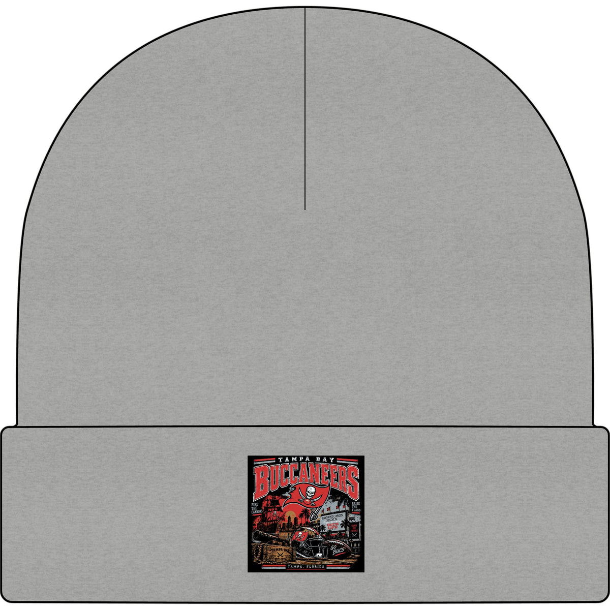 Tampa Bay Buccaneers Pirate Heritage - AS Colour 1107 Cuff Beanie