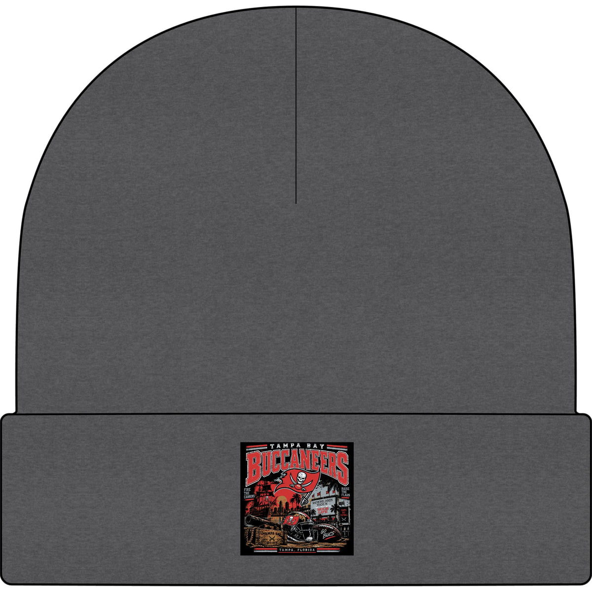 Tampa Bay Buccaneers Pirate Heritage - AS Colour 1107 Cuff Beanie