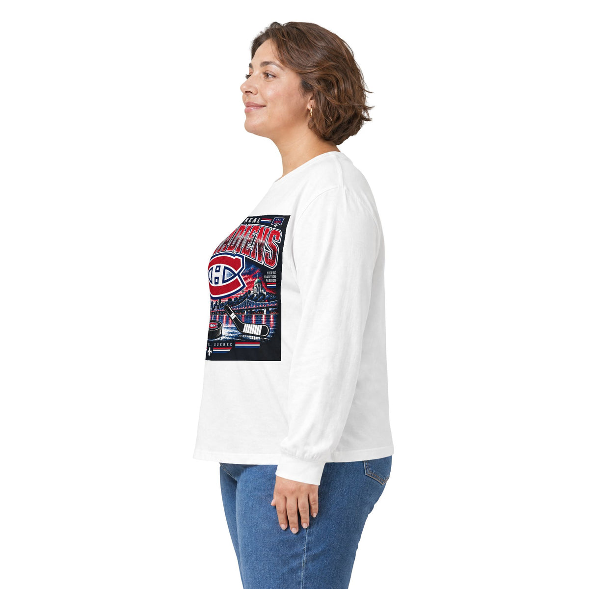 Montreal Canadiens Skyline - Unisex Ultra Cotton Long Sleeve Tee