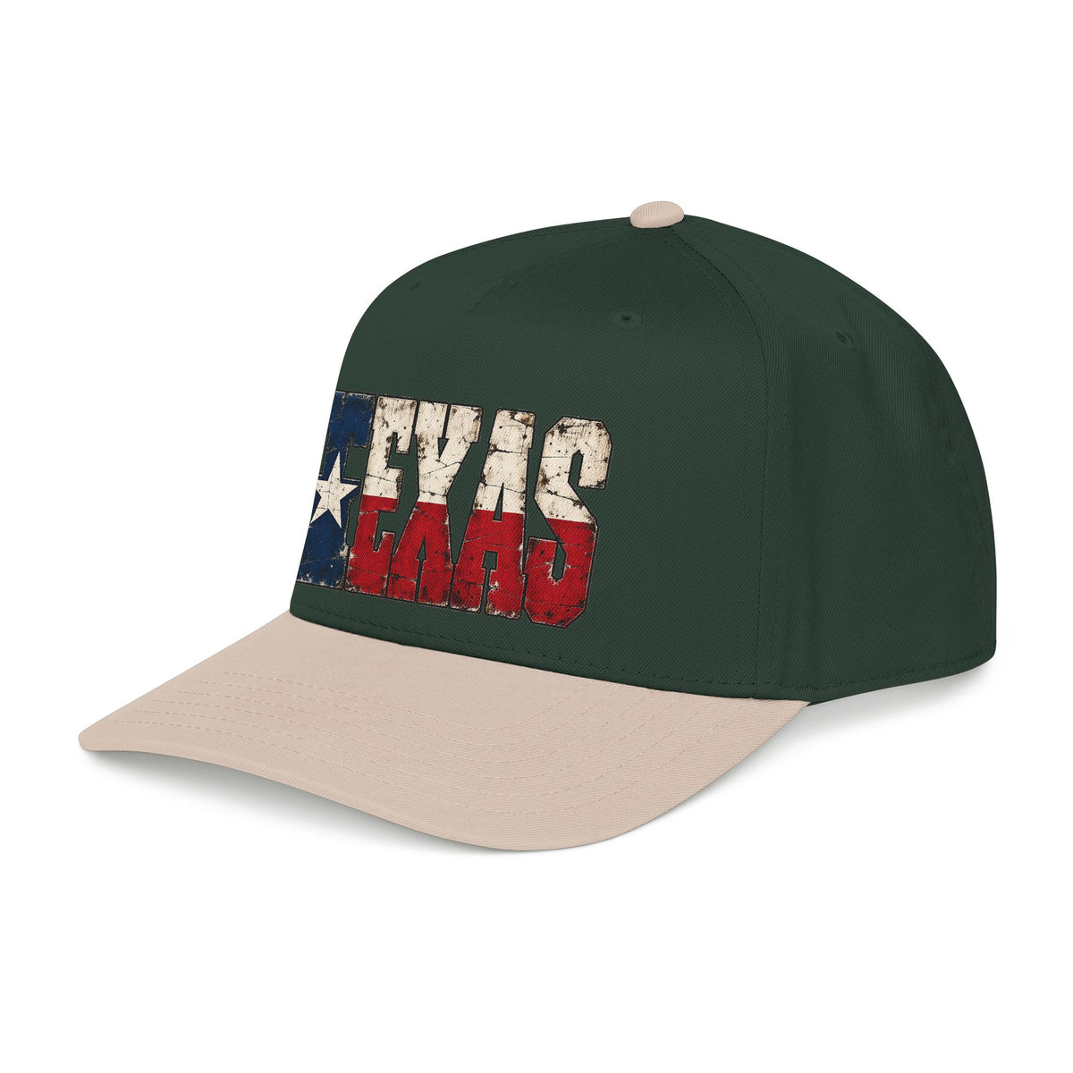 Texas Flag Block Letters - OTTO Baseball Hat