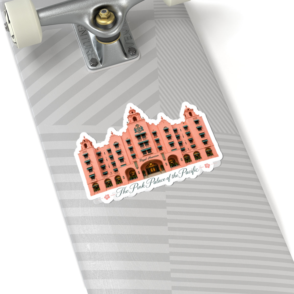 The Pink Palace of the Pacific - Kiss-Cut Sticker