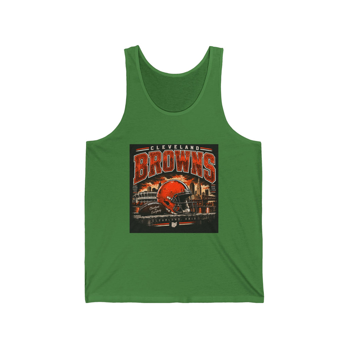 Cleveland Browns Skyline - Athletic Tank