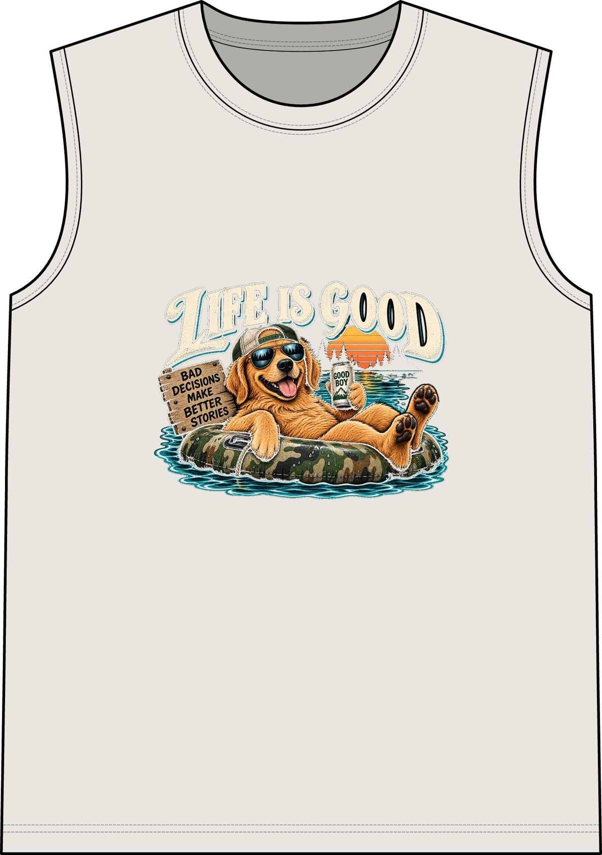 Life is Good Floatin' - Classic Tank
