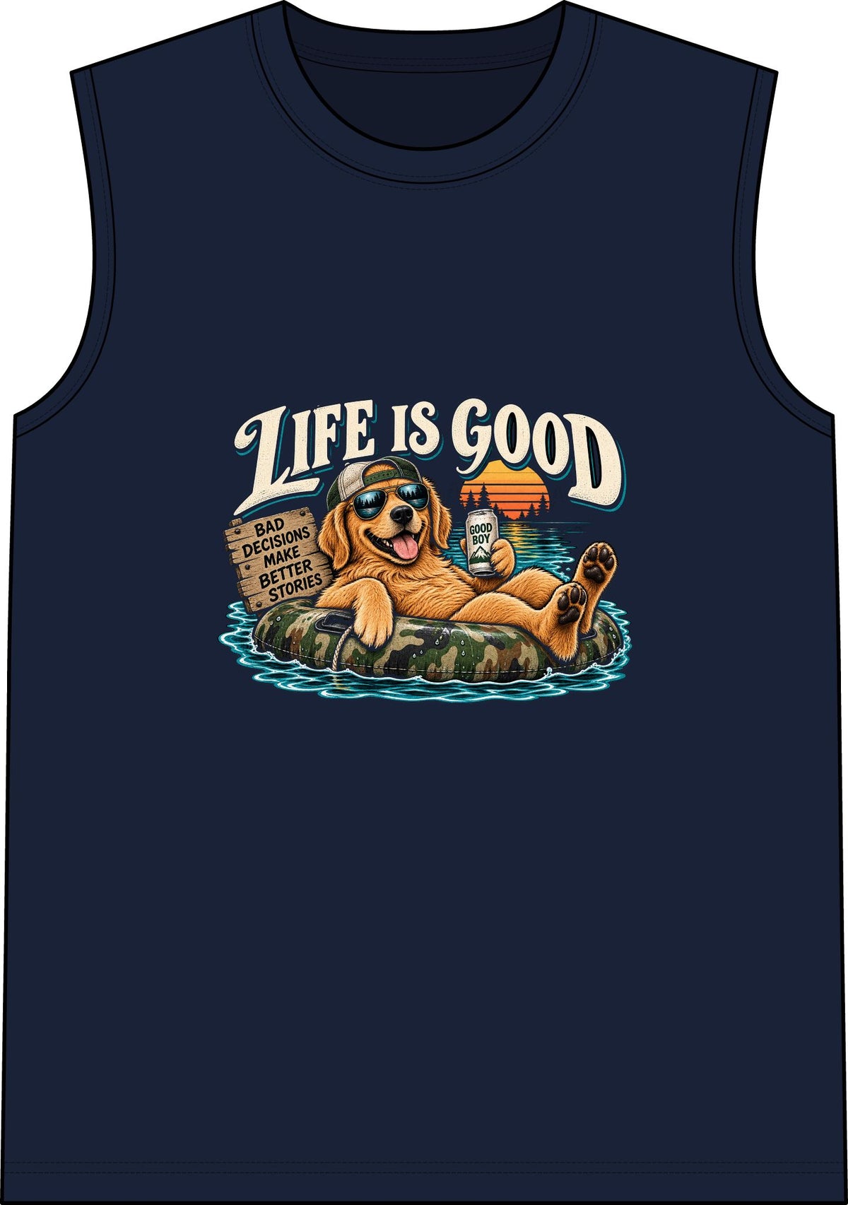 Life is Good Floatin' - Classic Tank