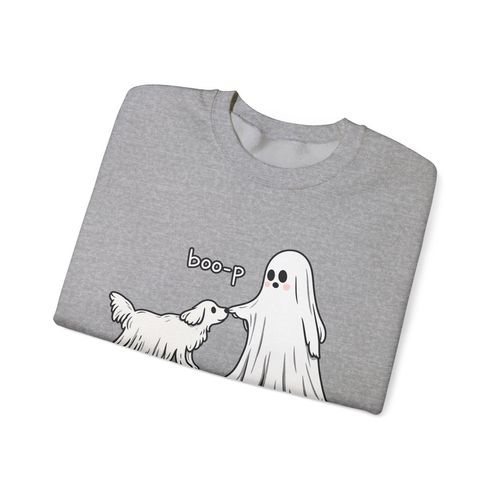 Boo-p Ghost and Dog - Crewneck Sweatshirt