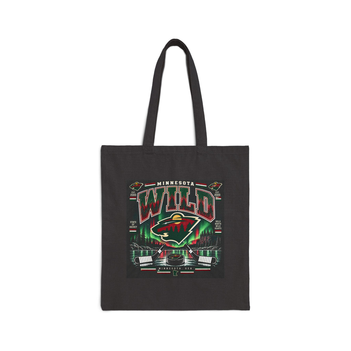 Wild North Hockey Tee - Canvas Tote
