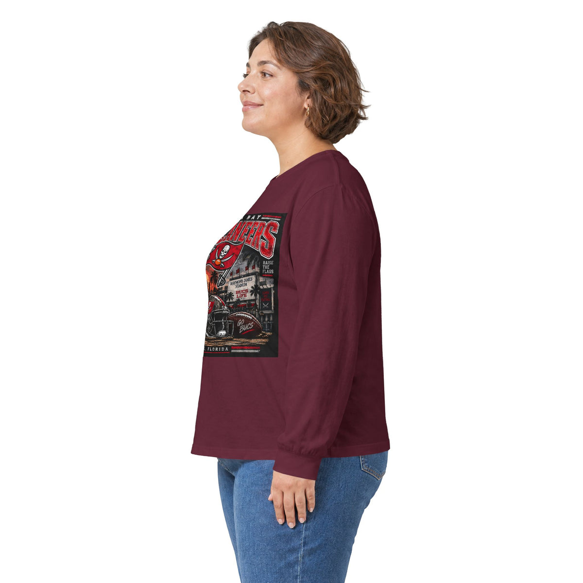 Tampa Bay Buccaneers Pirate Heritage - Unisex Ultra Cotton Long Sleeve Tee