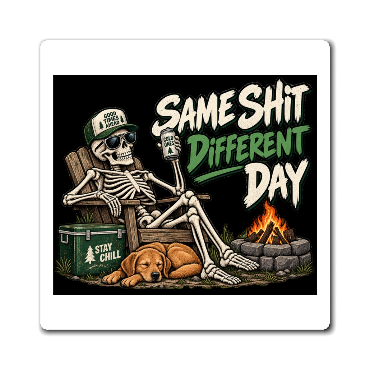 Same Shit Different Day - Magnet