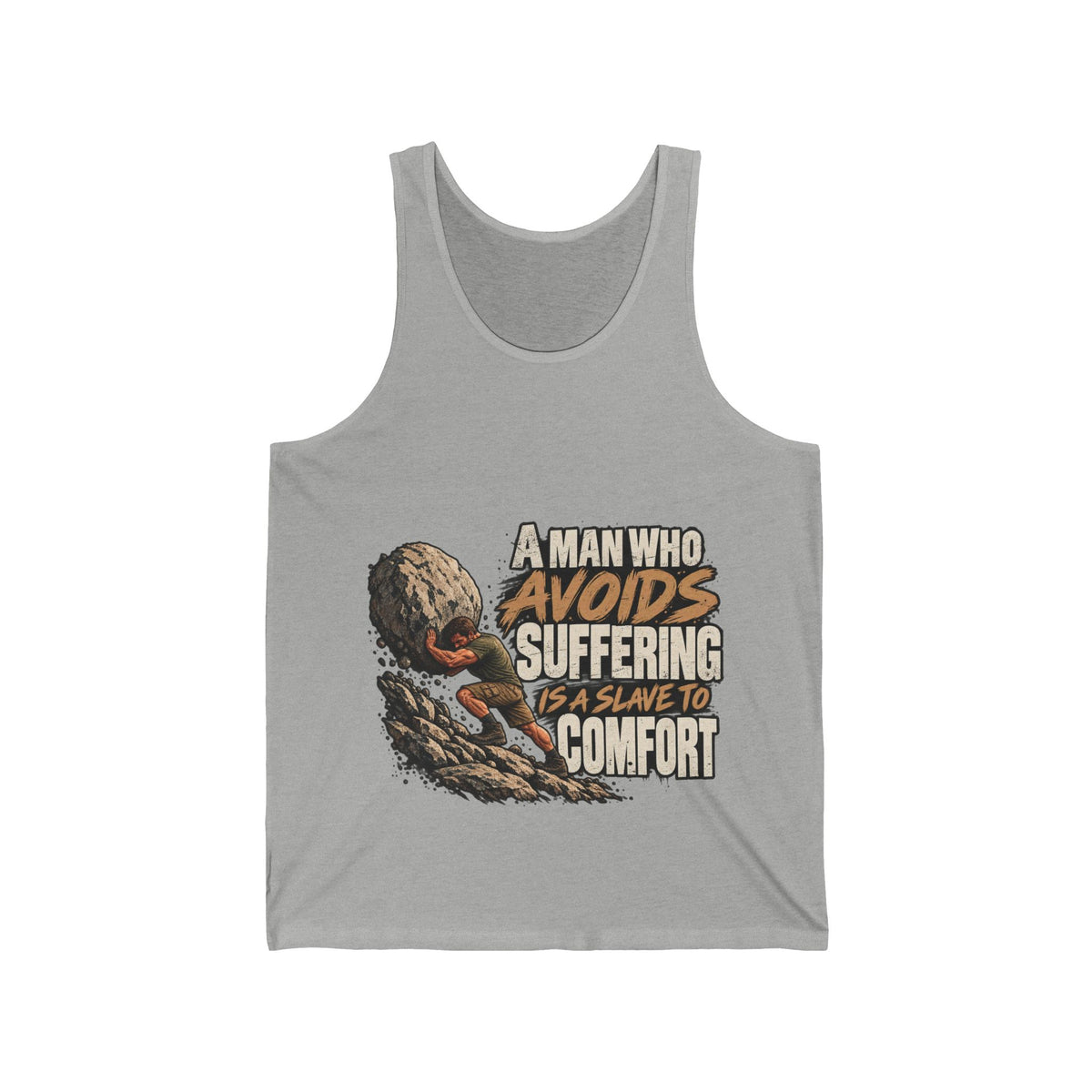 A Man Who Avoids Suffering - Athletic Tank