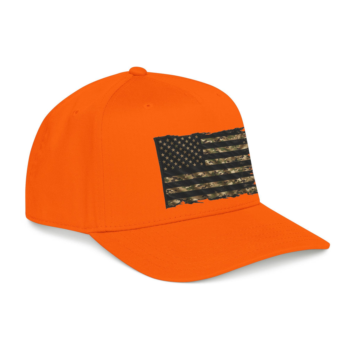 Black and Multicam American Flag - OTTO Baseball Hat