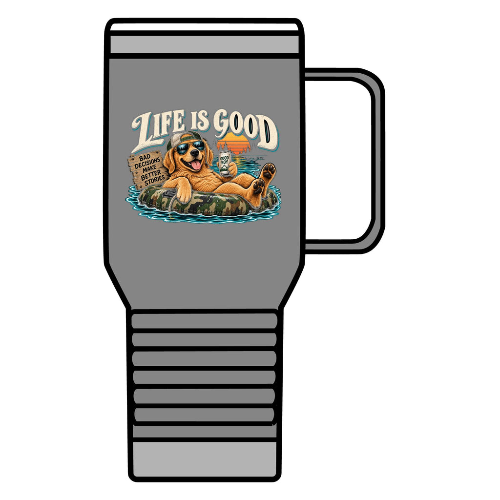 Life is Good Floatin' - 20oz Insulated Mug
