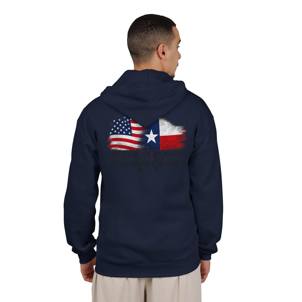 American by Birth, Texan by Choice - Full-Zip Hooded Sweatshirt