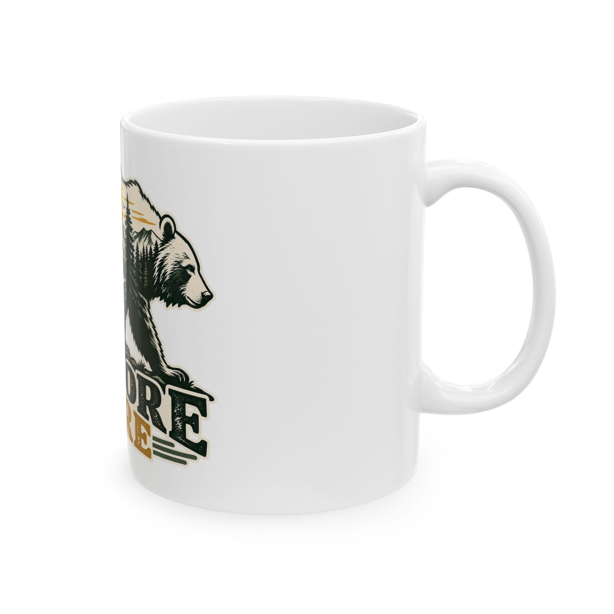 Explore More Bear - Ceramic Mug 11oz and 15oz