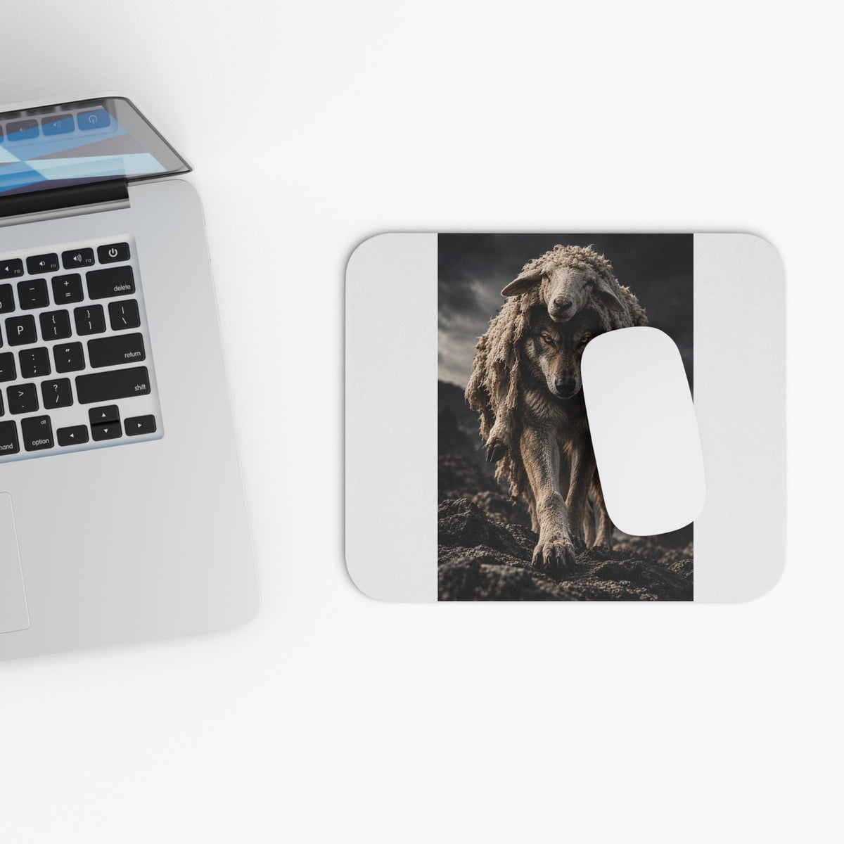 Wolf in Sheep's Clothing - Mouse Pad