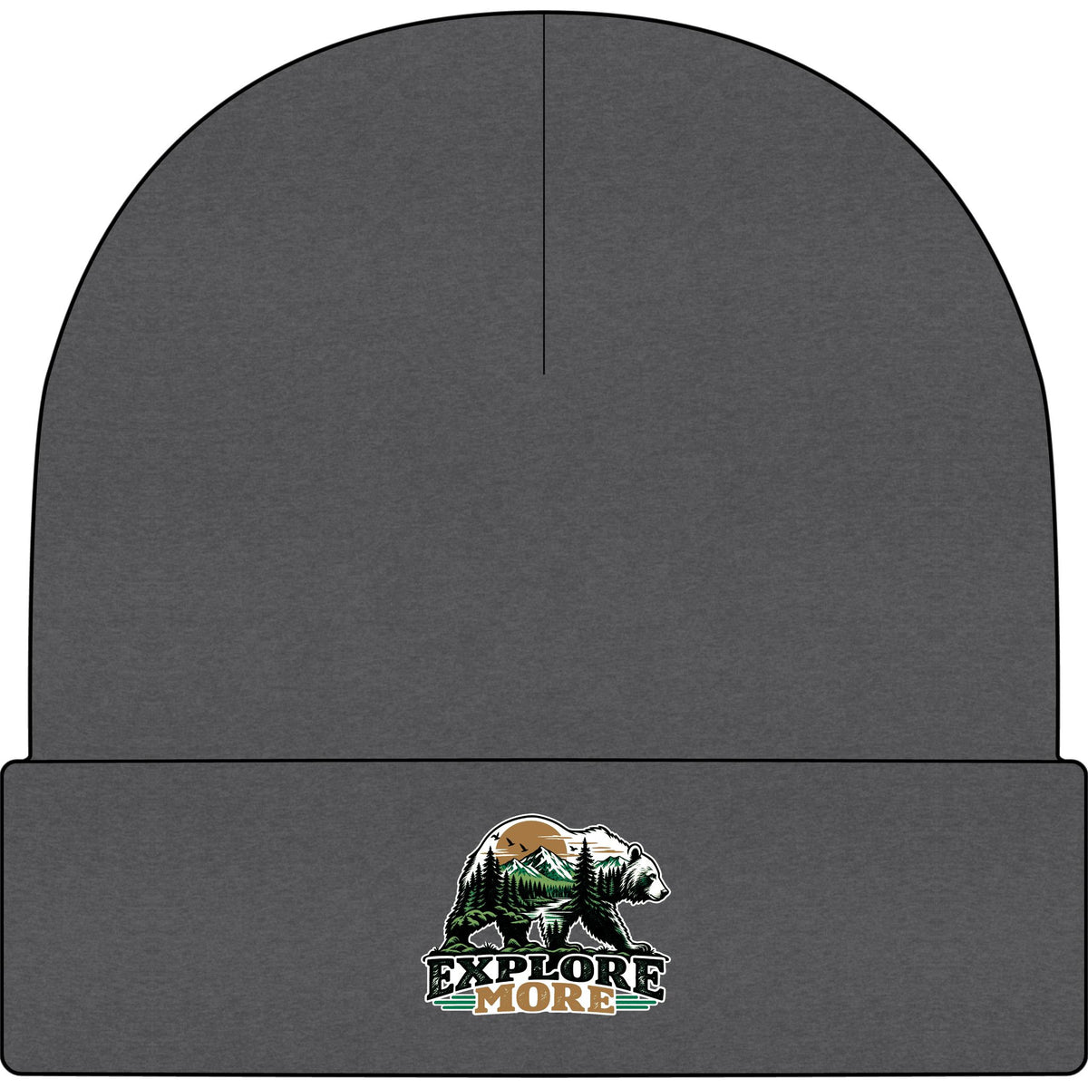 Explore More Bear - AS Colour 1107 Cuff Beanie