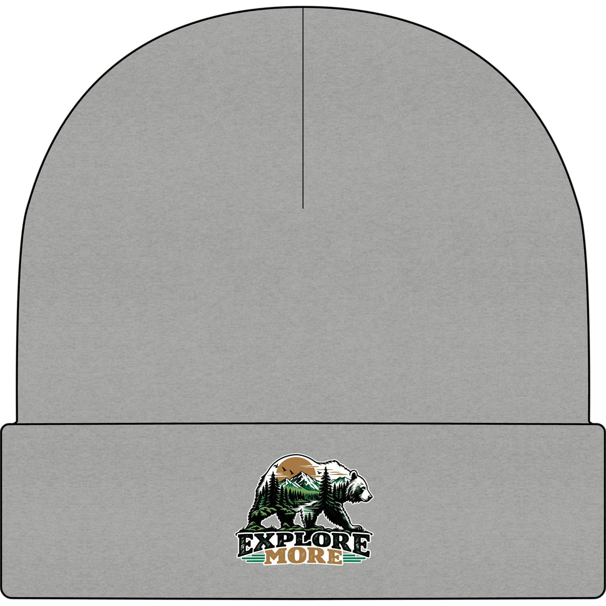Explore More Bear - AS Colour 1107 Cuff Beanie